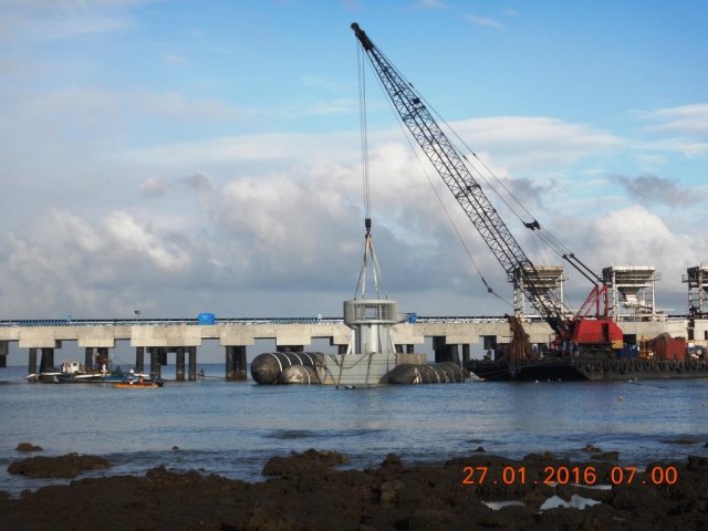 Launching of Intake  and Discharge Head